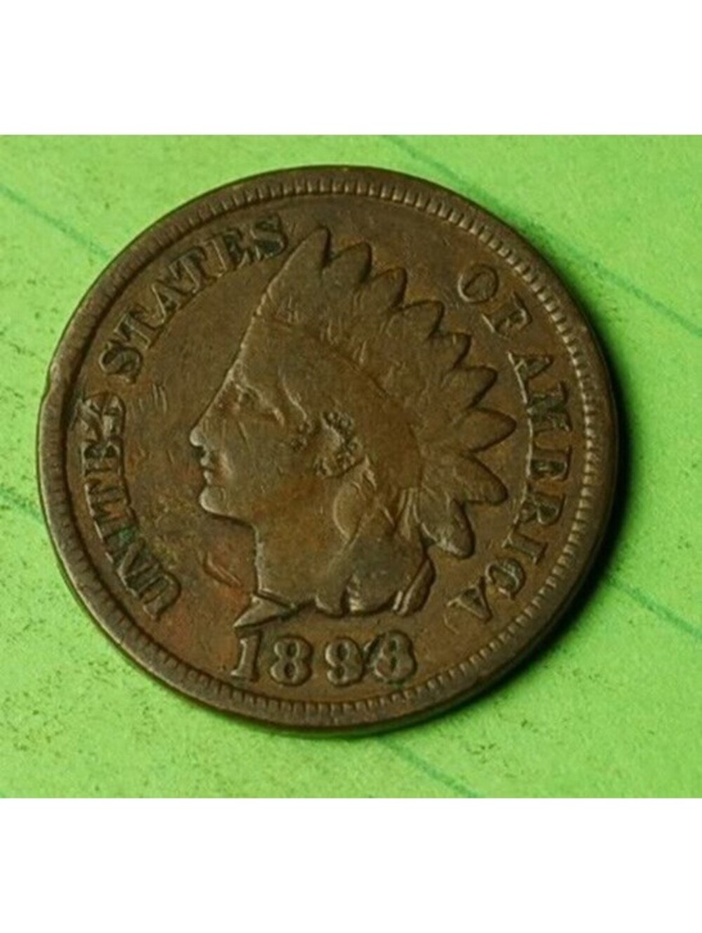 X223 1898 Indian Head Cent Penny 1c - Check Out Our eBay Store - old coin money